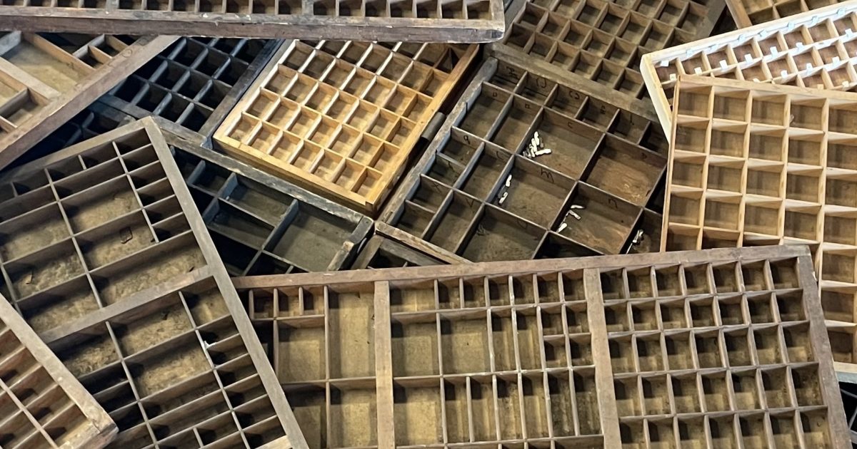 Vintage Letterpress Trays · Amazing Finds